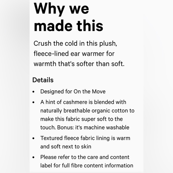 🍋 Lululemon Textured Fleece-Lined Knit Mittens AND Ear Warmer Set, NWT - Picture 9 of 11